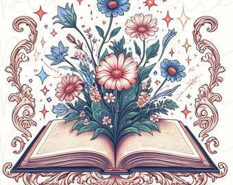Wildflower PNG, Flower Meadow PNG, Floral PNG, Minimalist Flower Art, Wildflower Clipart, Wildflower Sublimations, Meadow Png, Floral Prints