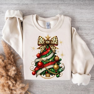 Christmas Tree PNG, Christmas PNG, Girly Christmas PNG, Xmas Png, Christmas Sublimation, Christmas Sweatshirt Png, Christmas Png Designs image 10
