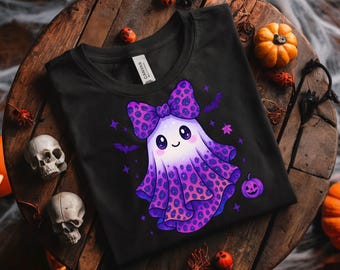 Preppy Ghost Boo PNG, Cute Ghost PNG, Leopard Spooky Coquette, Leopard Ghost PNG, Halloween Png, Fall Png, Trendy Png, Trendy Halloween Png