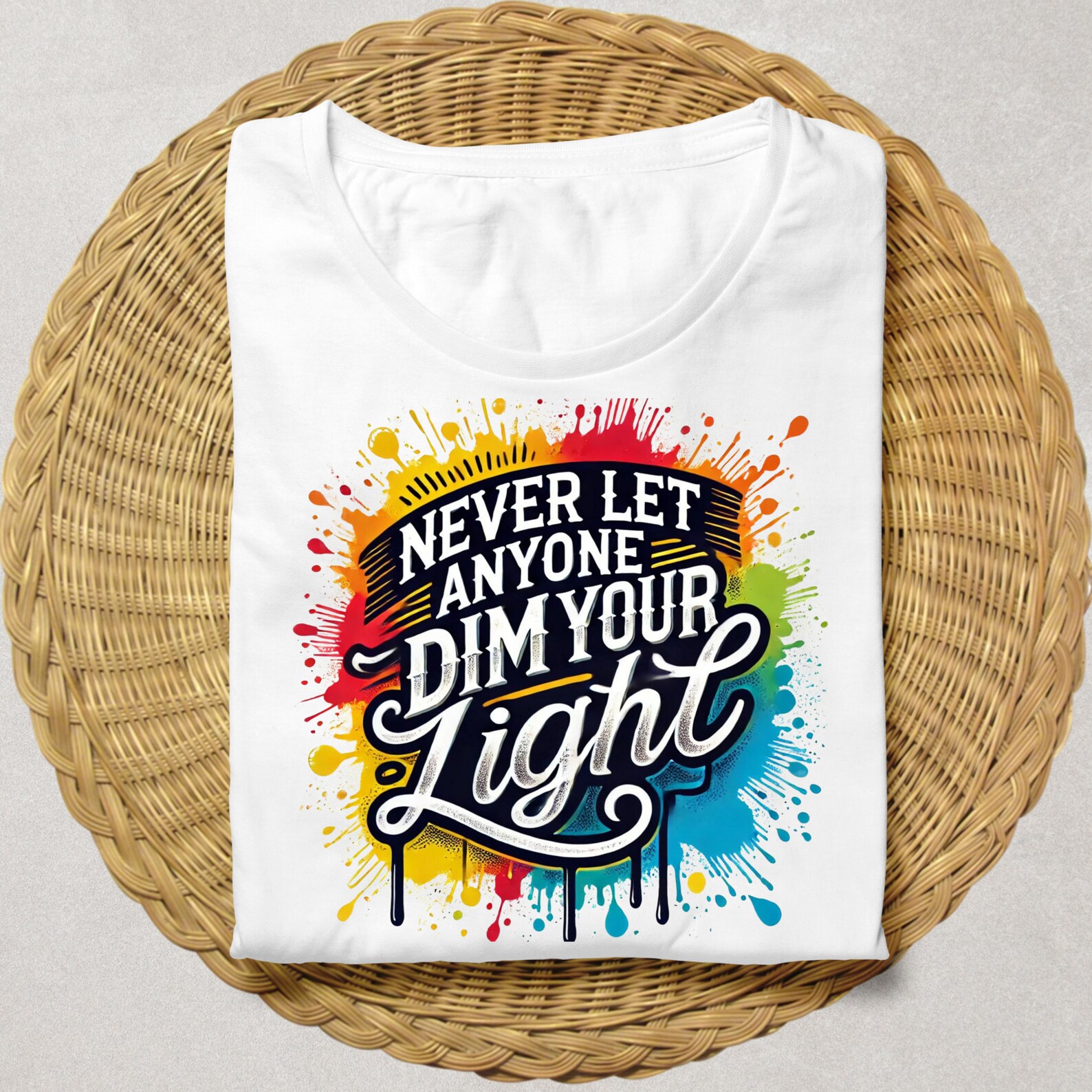Never Let Anyone Dim Your Light PNG, Inspirational Sublimation Design ...