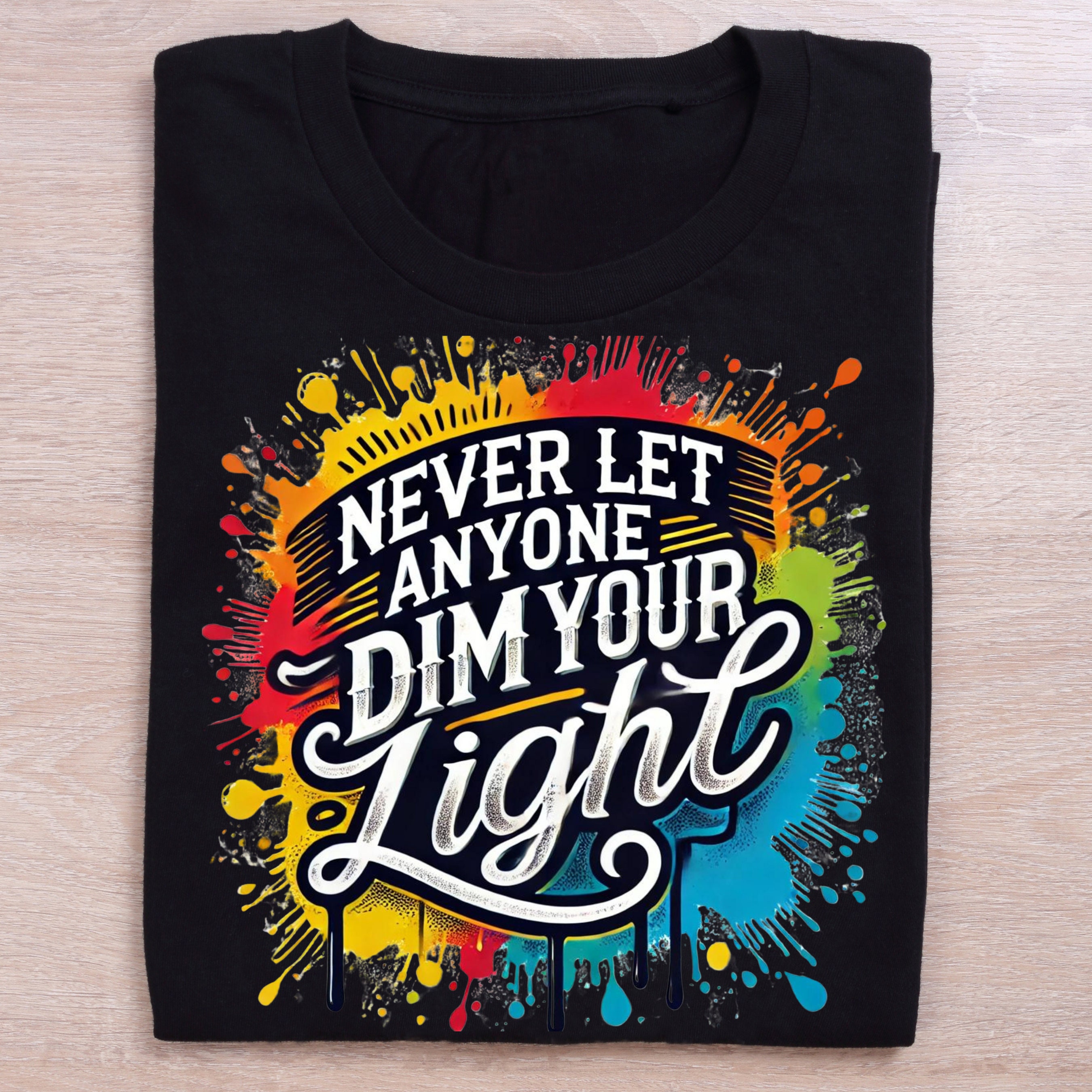 Never Let Anyone Dim Your Light PNG, Inspirational Sublimation Design ...