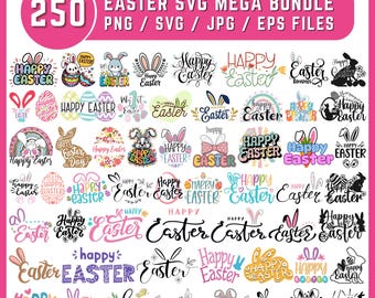 250+ Easter Png Bundle, Easter Tshirt Designs, Easter Bunny Png, Easter Svg, Easter Peeps Png, Trendy Easter Png, Easter Chrisitian Png