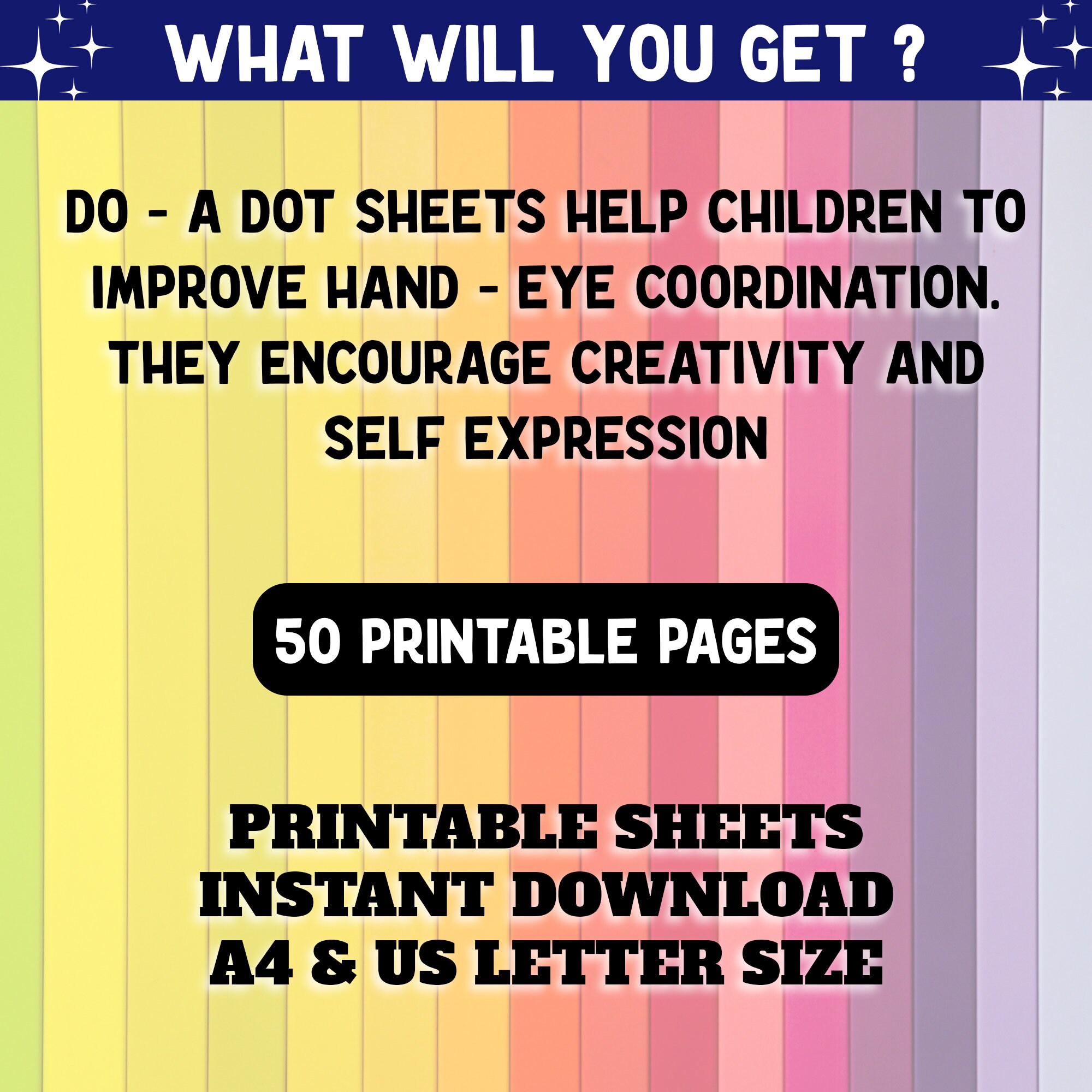 50 Pre School Worksheets, Dot to Dot Printable Activity Worksheets ...