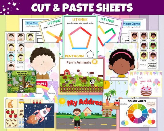 Hoja De Trabajo Para Niños En Edad Preescolar