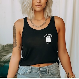 Stay Spooky Ghost Tank Top, Ghost Tank Top, Cute Halloween Tank Top, Boo Tank Top, Cute Ghost Tank Top, Fall Tank Top