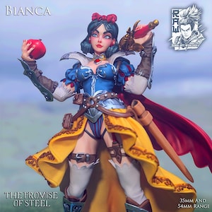 Bianca Miniature 3D Print Dungeons and Dragons Mini RPG Tabletop DnD Painting Tolle Geschenkidee