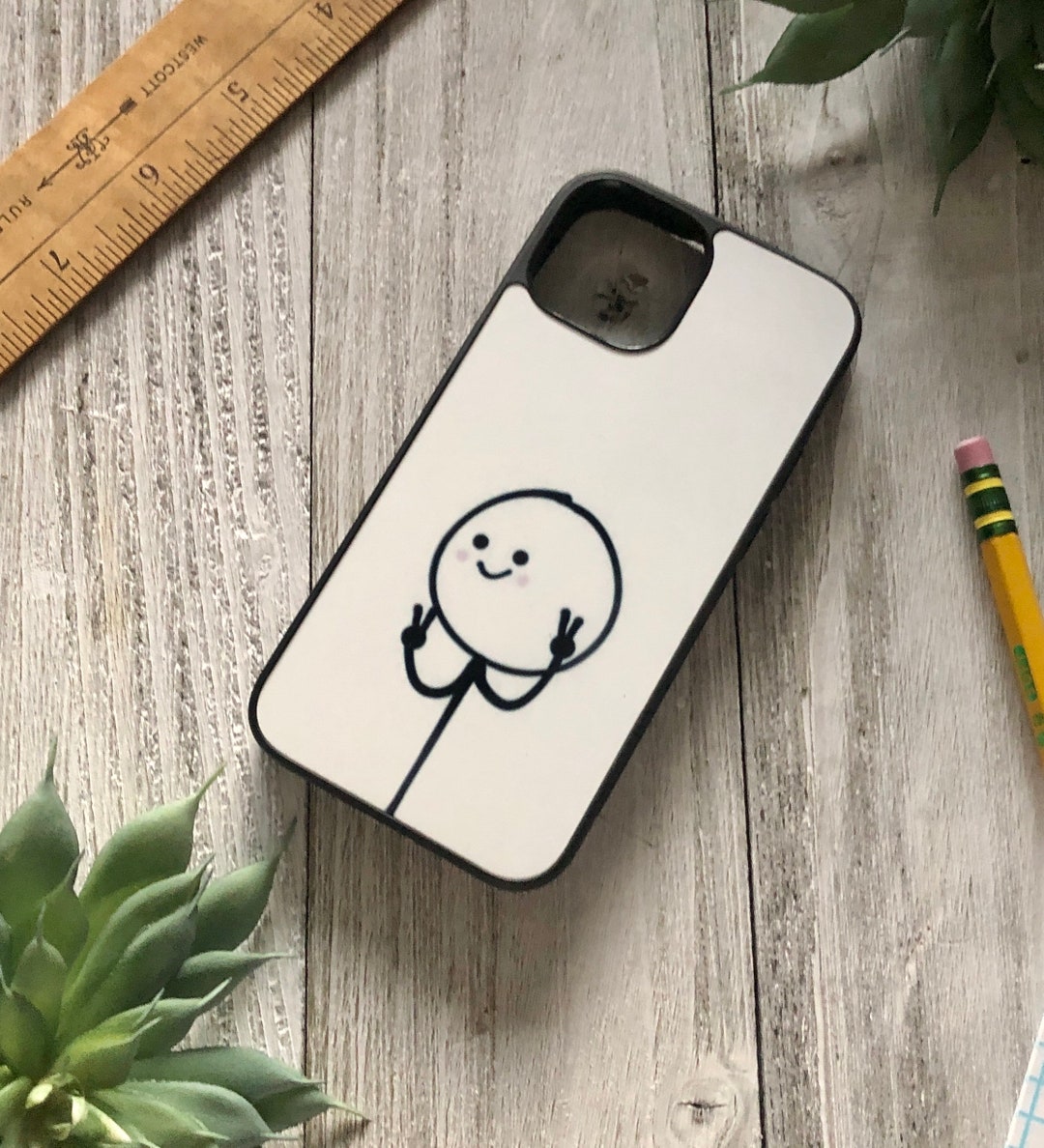 This Handmade Stick Figure Phone Case is the Perfect Way to - Etsy