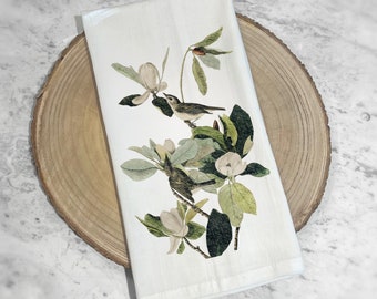 Bird Tea Towel | Bird Kitchen Towel | Housewarming Gift | Bathroom Hand Towel | Bird Home Decor | Hostess Gift