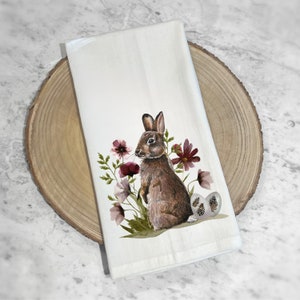 Spring Tea Towel | Easter Towel | Easter Tea Towel | Spring Kitchen Towel | Easter Kitchen Towel | Bunny Kitchen Towel