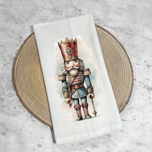 Christmas Tea Towel | Christmas Kitchen Towel | Nutcracker Tea Towel | Nutcracker Kitchen Towel | Christmas Decor | Xmas Tea Towel