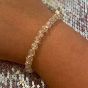 Crystal Stretchy Beaded Bracelet