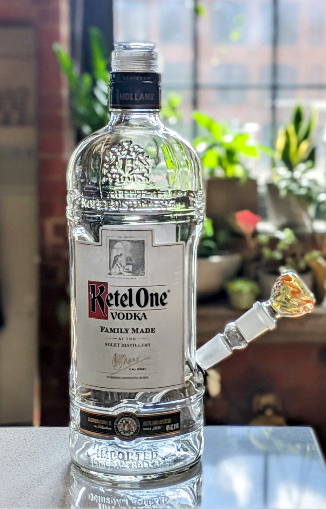 Custom Smokable Ketel One Vodka Bottle Etsy