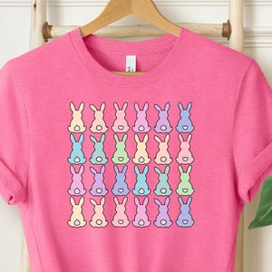 Easter Bunny Peeps Tshirt, Easter Shirt, Cute Easter Gift, Women Easter Girls, Peeps Shirt, Easter Bunnies