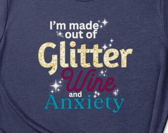 Funny Wine Shirt, Favorite Workout Shirt, Wine Workout Shirt, Sarcastic Self Love, Gift for Best Friend, Gift For Anxious, Sassy Shirt