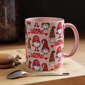 Cute Christmas Gnomes Coffee Mug Gift, Christmas Coffee Mug, Gnomie Christmas Coffee Cup, Office Humor Gift for Co-Worker,