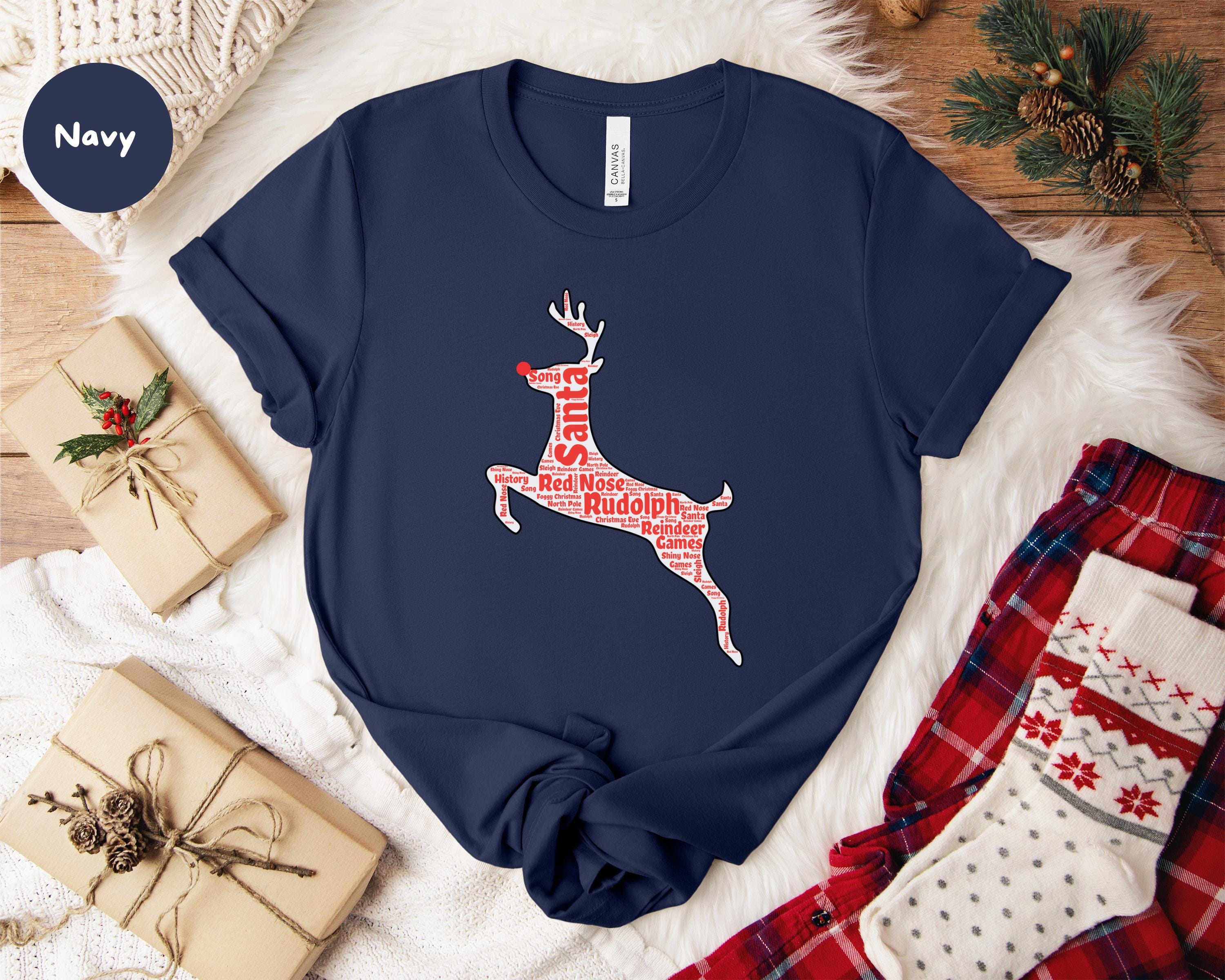 Renna Di Natale Rudolph - Renna Di Natale' Maglietta Da Donna - Foto 9