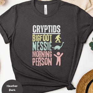 Bigfoot Shirts, Cryptids Shirt, Sasquatch T-Shirt, Funny Big foot Shirt, Retro Hiking Shirt, Outdoors shirt, Cool Camping Gift