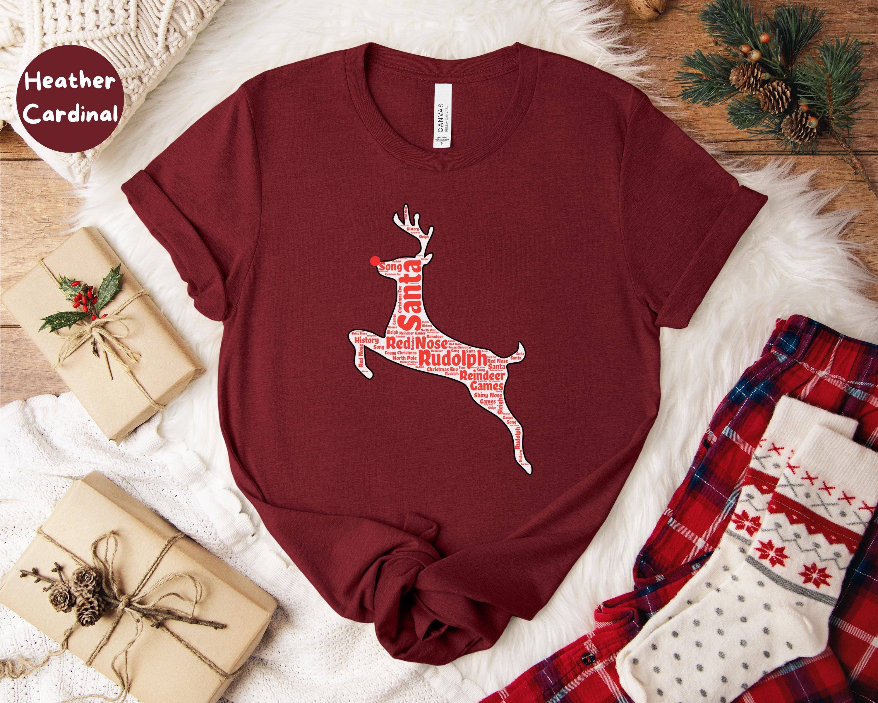 Renna Di Natale Rudolph - Renna Di Natale' Maglietta Da Donna - Foto 11