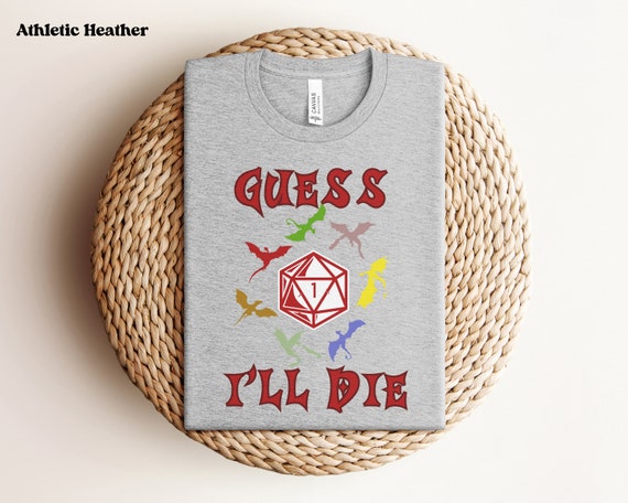 As A DM When I Die I Ask D20 Dice Shirt - Unisex T-Shirt, Made In USA, For Dungeons & Dragons Fans