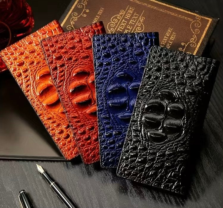 Fashionable Crocodile Pattern Multi-color Long Wallet