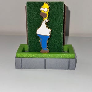 Homer Verdwijnende Heg Sponshouder | 3D-geprinte keukenopberger met afvoer