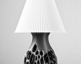 3D-geprinte honingraattafellamp – modern organisch accentlicht