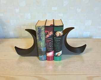 Minimalist Crescent-Shaped Bookends