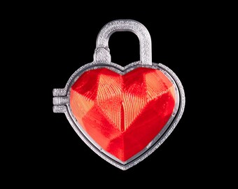 Heart Safe Container – Lockable Heart Storage Box