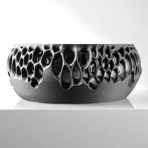 Organic 3D Printed Bowl – Modern Parametric Design Decorative Fruit Bowl & Centerpiece for Home Decor