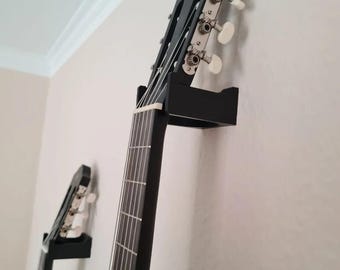 Minimalist Guitar Hanger – 3D Printed Wall Mount for Acoustic & Classical Guitars