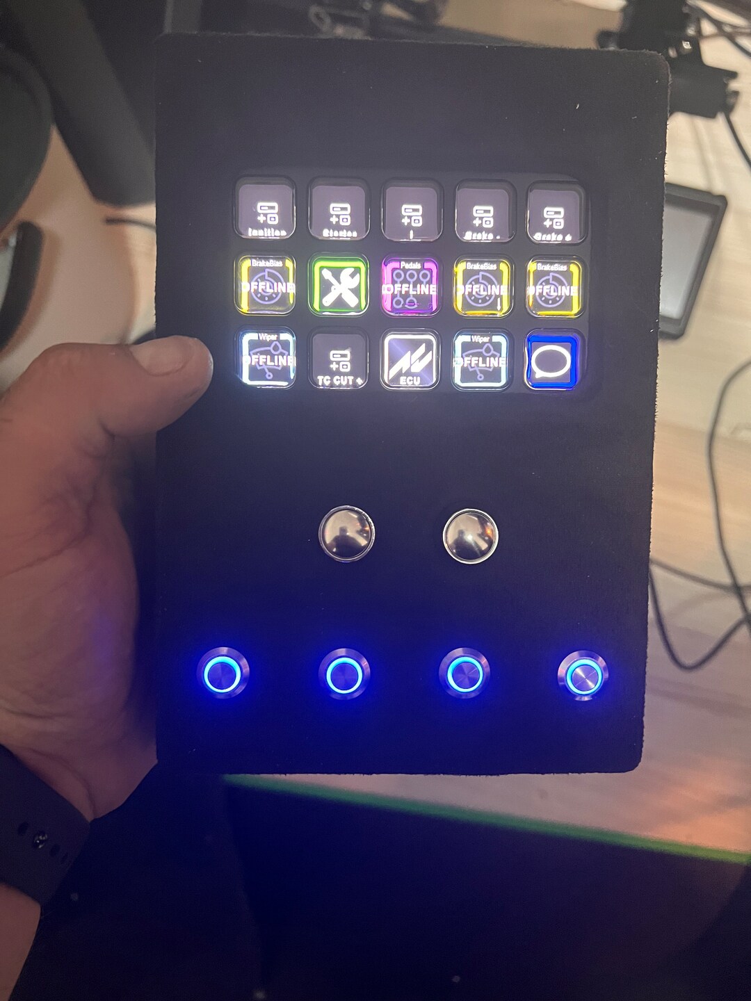 Button Box Streamdeck for Flight & Racing Simulator - Customizable Game ...