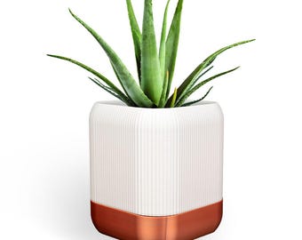 Modern Self-Watering Planter – Minimalist Plant Pot