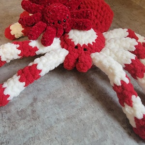 Crochet Plush Tarantula Toy- Stuffed Spider-Plush Toy- Crochet Gift