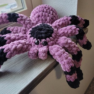 Crochet Plush Tarantula Toy- Stuffed Spider-Plush Toy- Crochet Gifts -Animal Snuggly