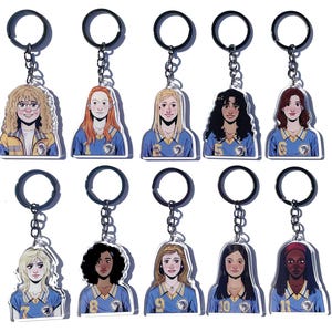 Soccer Team Keychains