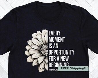 T-Shirt Mental Health Warrior T-Shirt Celebrating Mental Health Awareness Month and Support for Trauma Recovery Journey