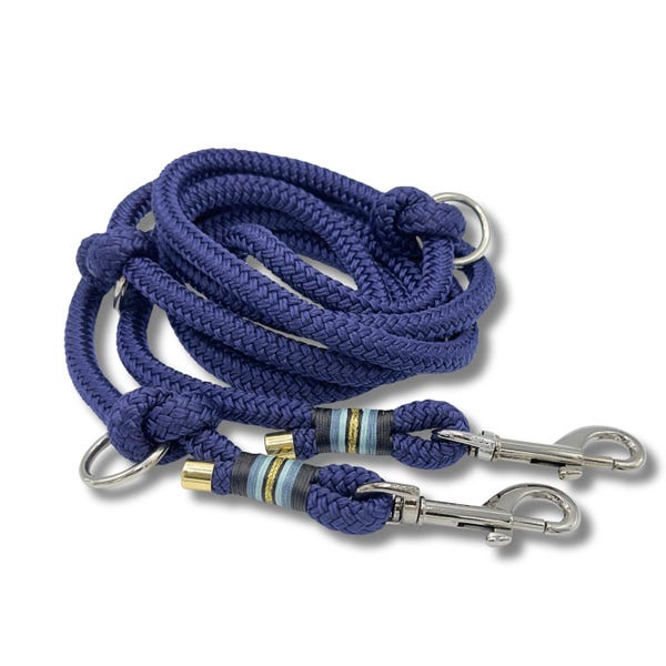 3-Punkt-Mehrpositionsleine 2,60 m Marineblau