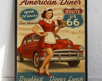 Route 66 Centennial Mr. D'z Diner, Kingman AZ - Retro Girls Night
