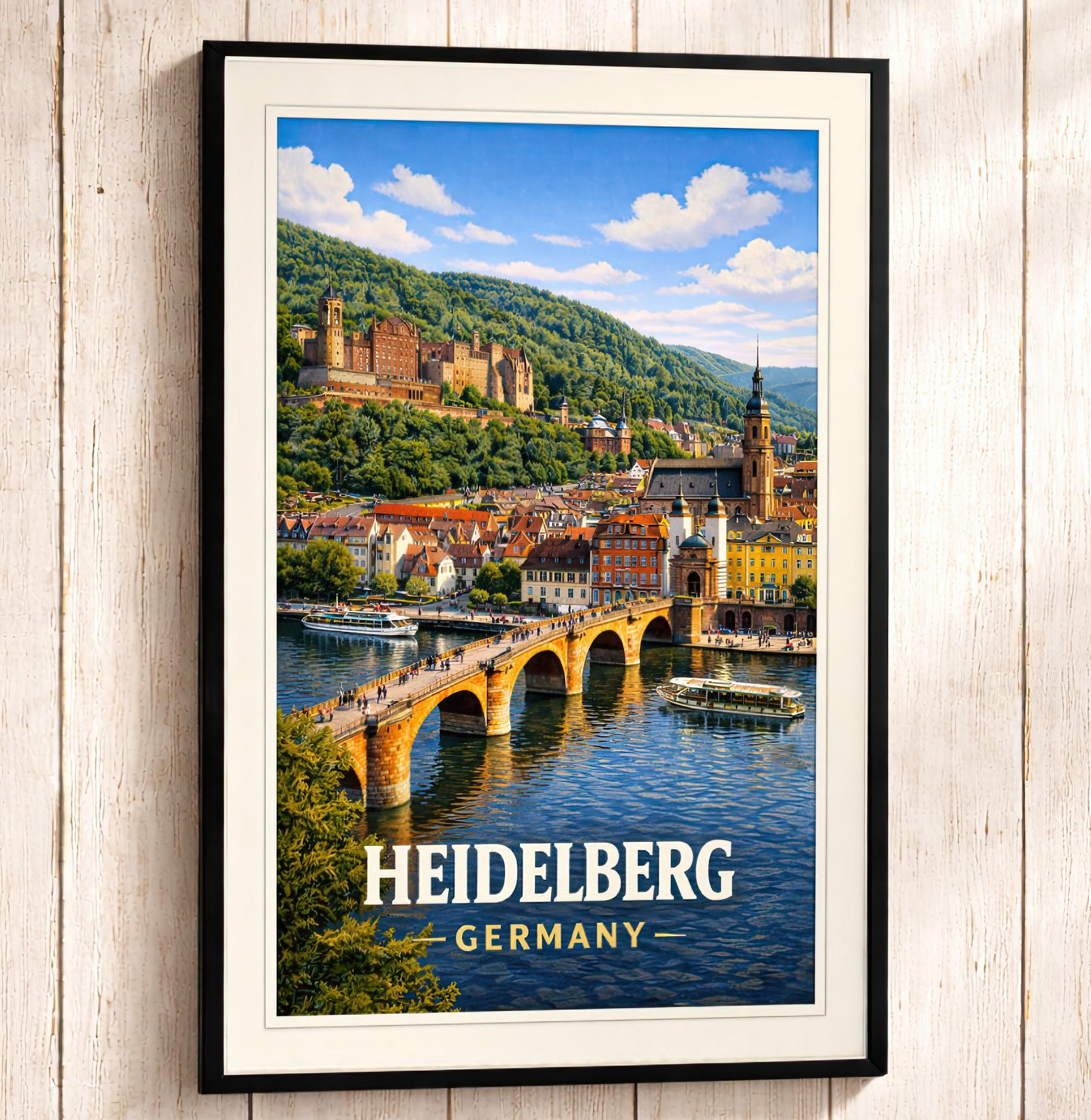 Heidelberg Poster - Etsy