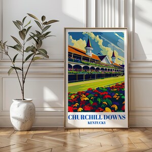 Churchill Downs Travel Poster: Kentucky Derby Art Print image 2