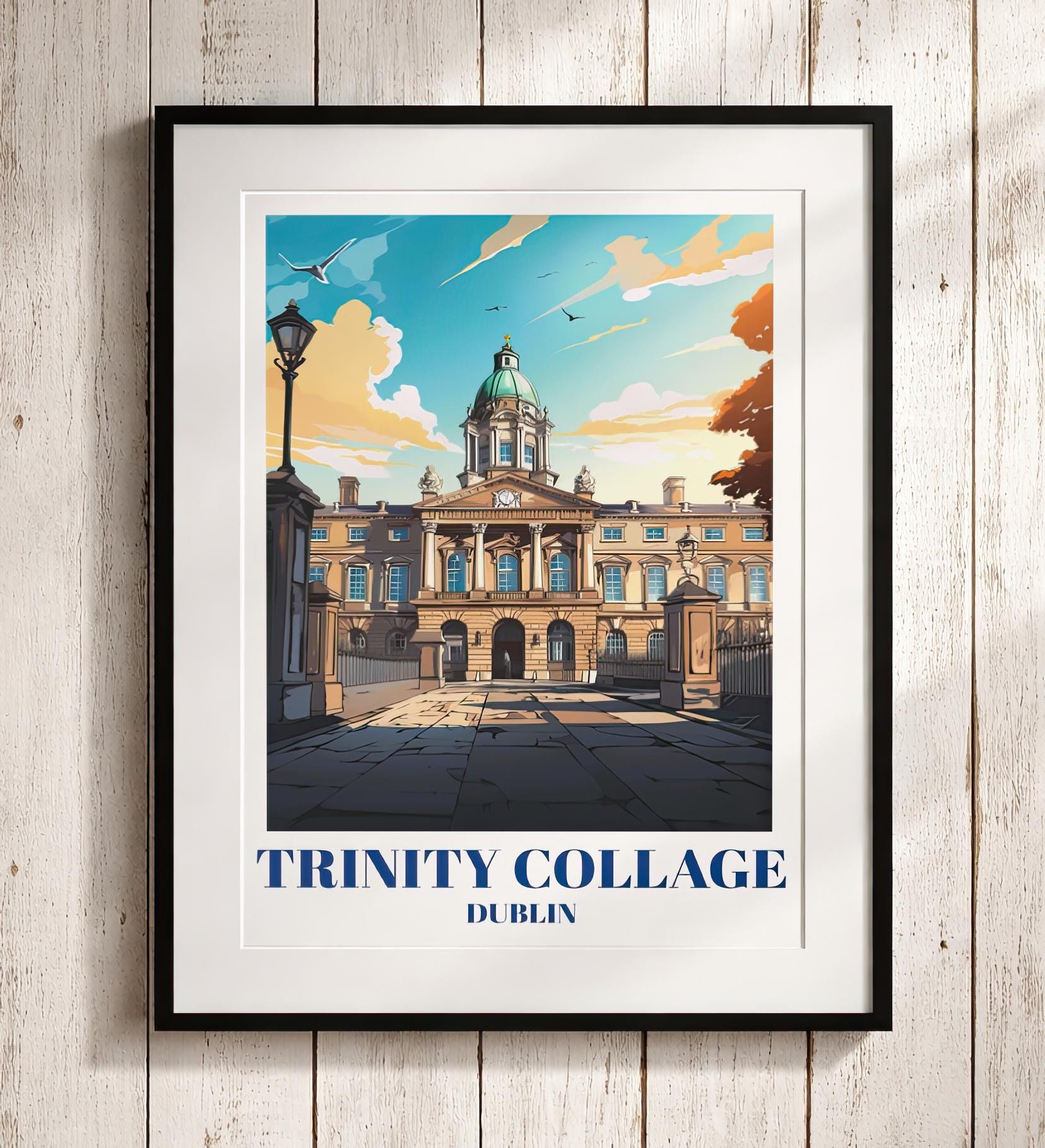 Vintage Trinity College - Etsy