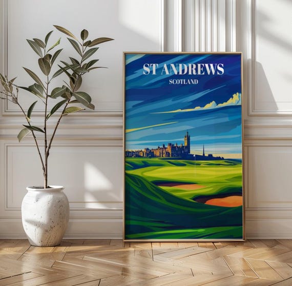 セントアンドリュースリンクススコットランドポスタープリント：歴史