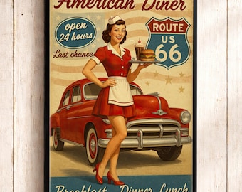 Route 66 Centennial Mr. D'z Diner, Kingman AZ - Retro Girls Night
