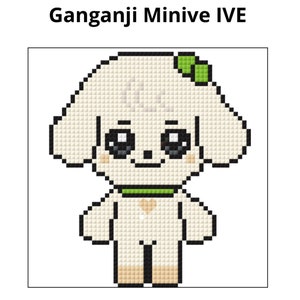 Kpop Ive Minive Ganganji /yujin Cross Stitch Pattern - Etsy Denmark