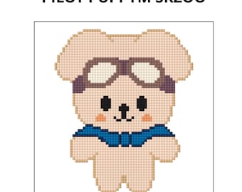 Kpop SKZOO PuppyM パイロット/スンミンクロスステッチパターン - Etsy