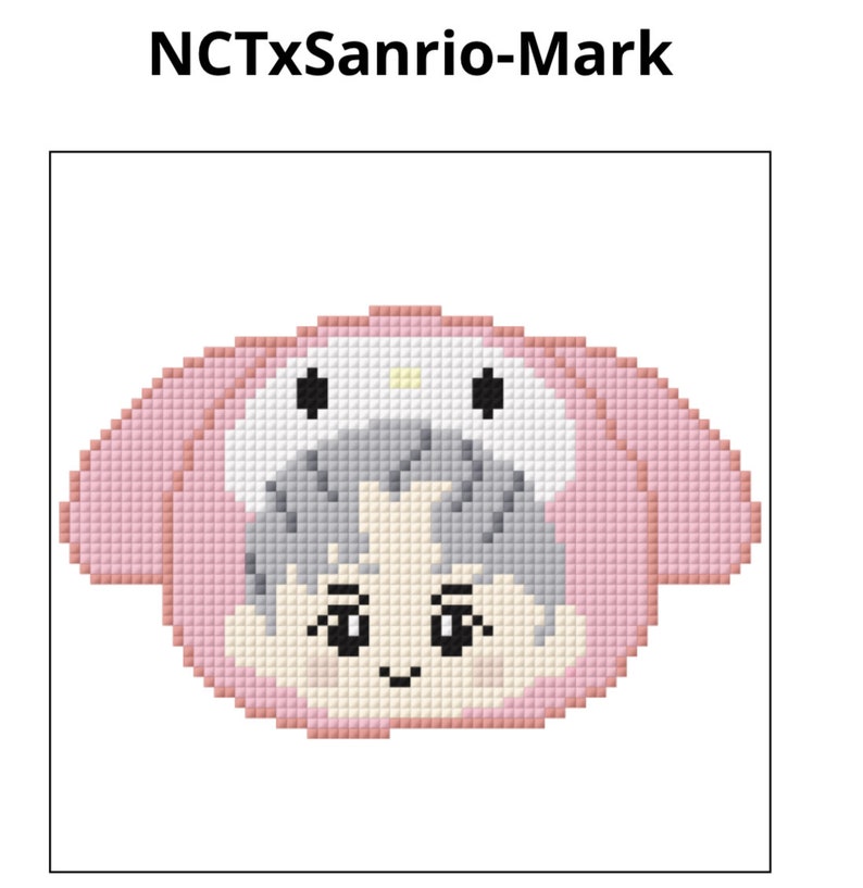 Nct Pattern KPOP Nct Dream Mark Cross Stitch Pattern - Etsy
