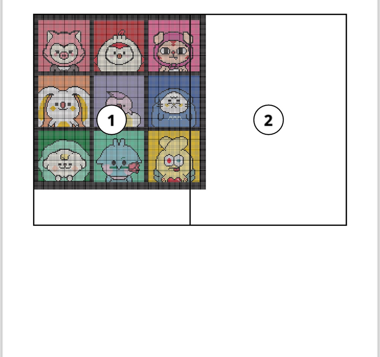 KPOP Ccrew Cravity Emojisグループクロスステッチパターン - Etsy 日本