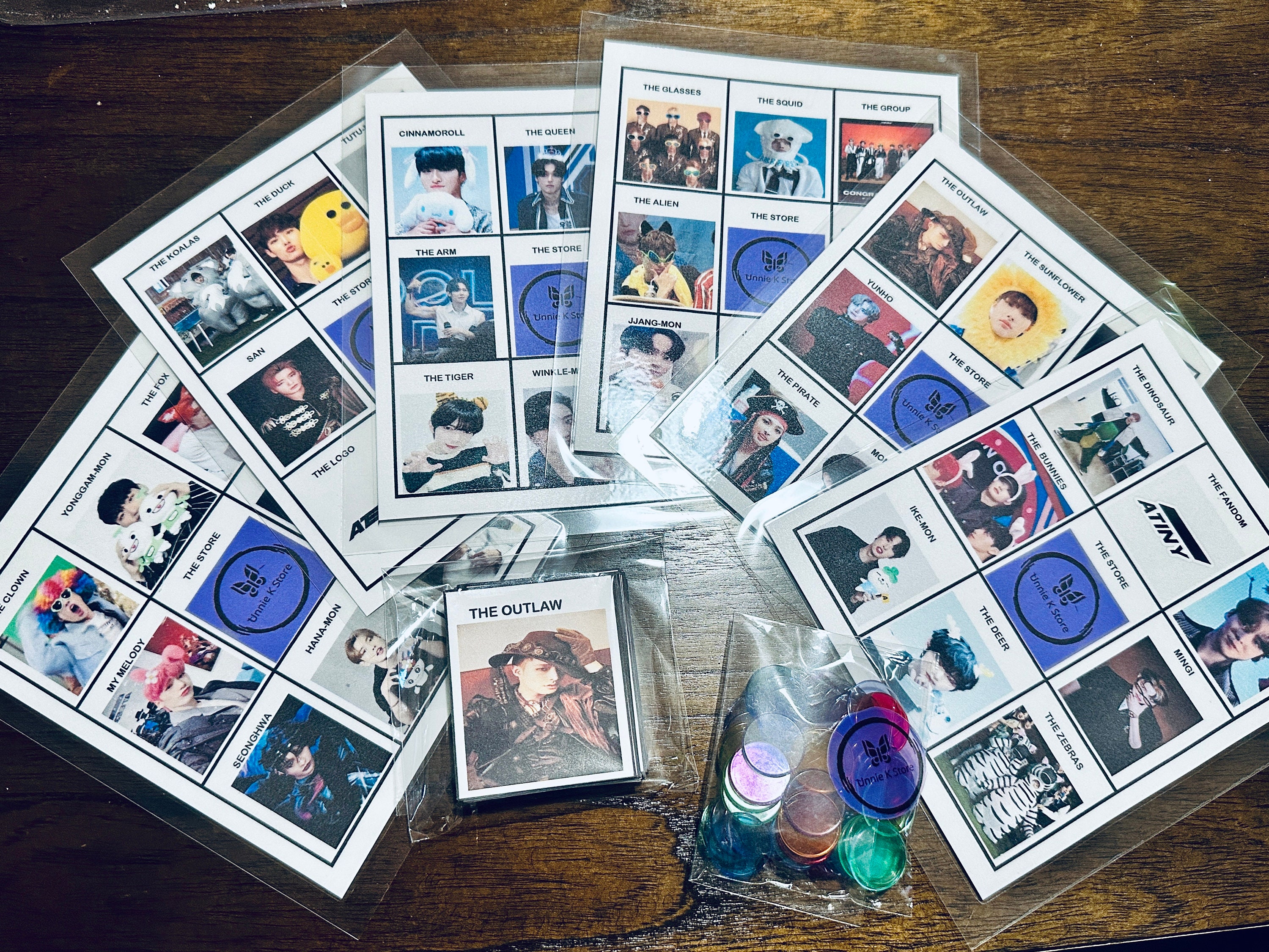 Kpop Raffle K Pop / K Drama Lotery or Bingo Game - Etsy