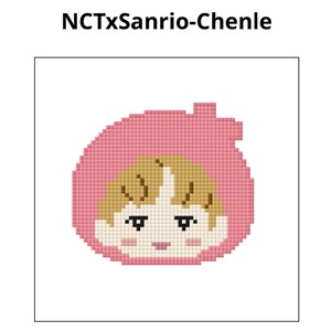 Patrón de punto de cruz Chenle de KPOP Nct Dream