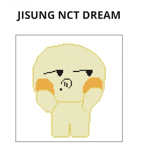 Patrón de punto de cruz 2 de Jisung de KPOP Nct Dream